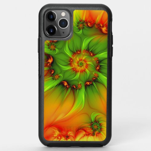 Psychedelic Colorful Modern Abstract Fractal Art OtterBox Symmetry iPhone 11 Pro Max Case