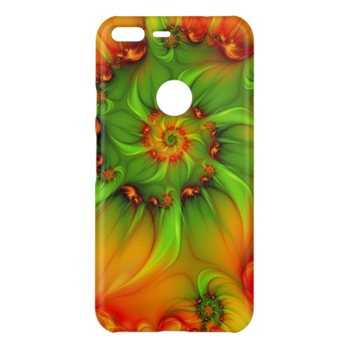Psychedelic Colorful Modern Abstract Fractal Art Uncommon Google Pixel XL Case