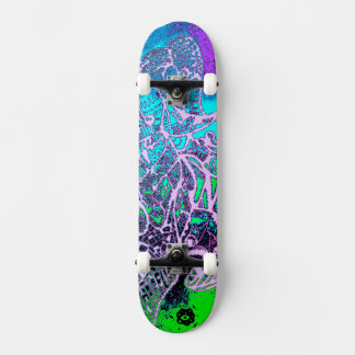 Psychedelic Colorful Skateboard