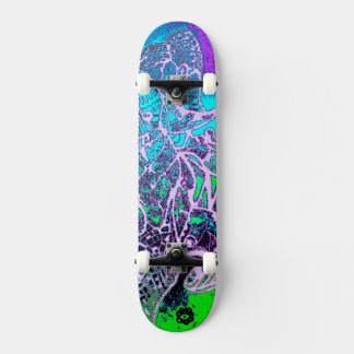 Psychedelic Colorful Skateboard
