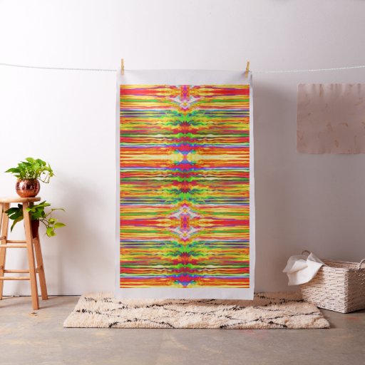 Psychedelic Colorful Tie Dye Fabric