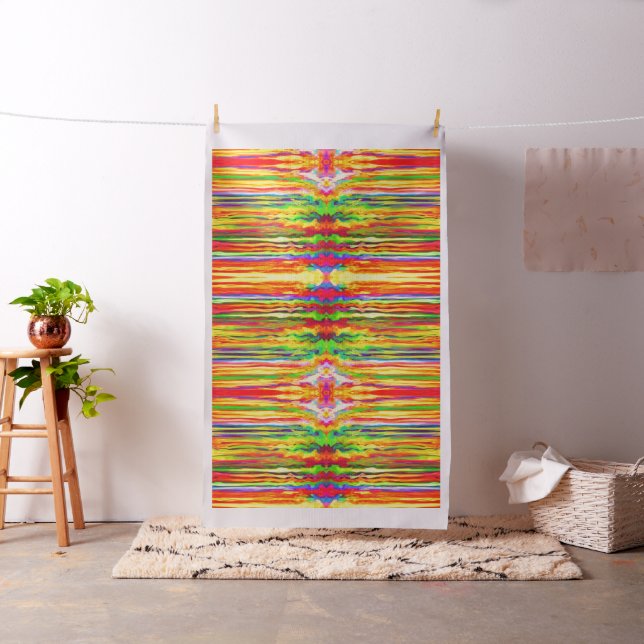 Psychedelic Colorful Tie Dye Fabric (In Situ)
