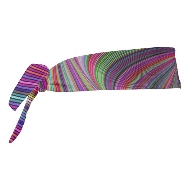 Psychedelic colors tie headband (Rotate 270)