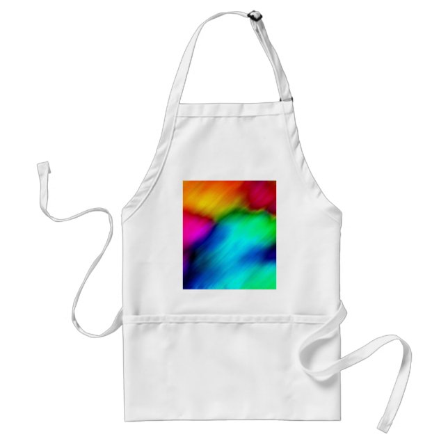 Psychedelic Colours Adult Apron (Front)