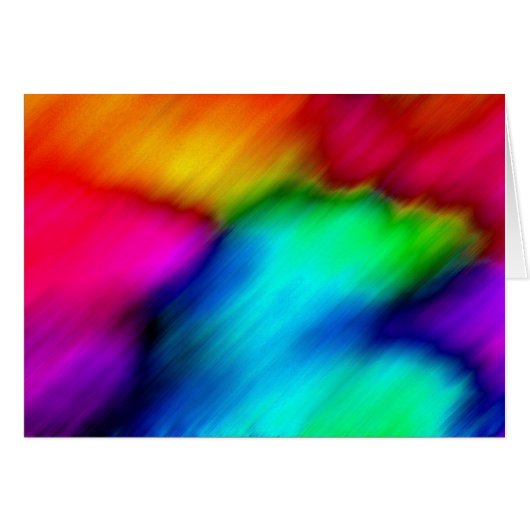 Psychedelic Colours Cards (Front Horizontal)
