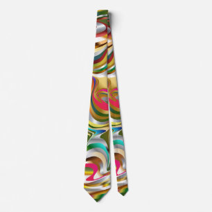Psychedelic Cravate Neck Tie