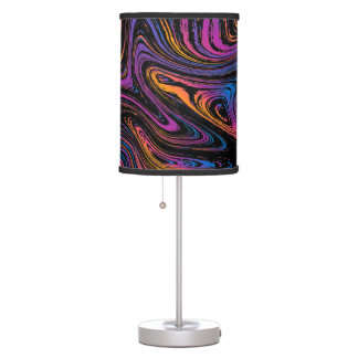 Psychedelic Current Swirl Table Lamp