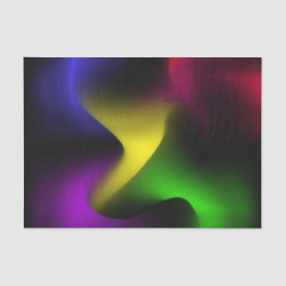 Psychedelic Dark Wave Tissue Paper