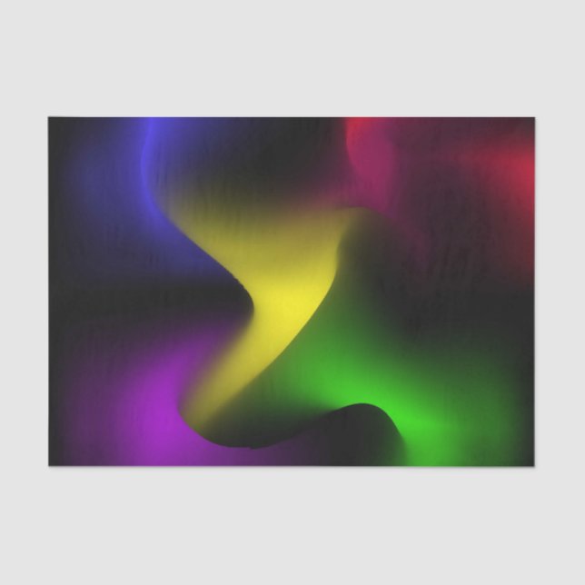 Psychedelic Dark Wave Tissue Paper (Front)