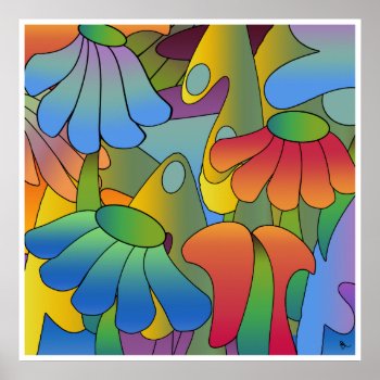 Psychedelic Daydream Poster by oldrockerdude at Zazzle