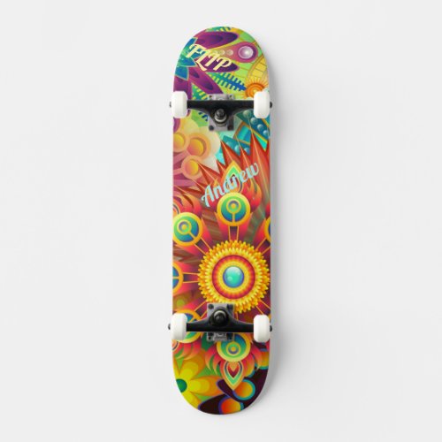 Psychedelic Deck for Skateboard