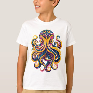 Psychedelic Deep Sea Octopus T-Shirt