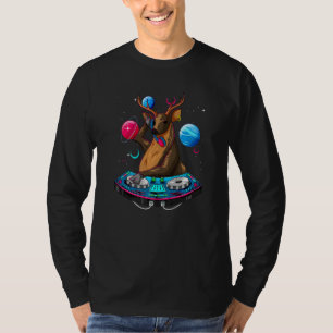 Psychedelic Deer DJ EDM Raver Trance Music Festiva T-Shirt