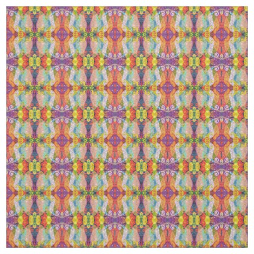 Psychedelic Design Fabric