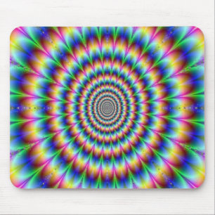 Psychedelic Design Mouse Pad