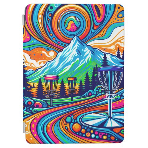 Psychedelic Disc Golf Course  iPad Air Cover
