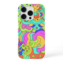 Psychedelic Distorted Faces Phone Case