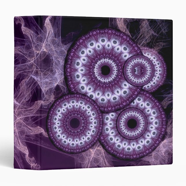 Psychedelic Doorways : Purple Avery Binder (Front/Spine)