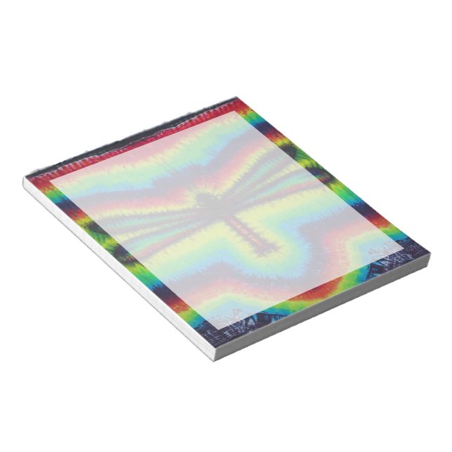 Psychedelic Dragonfly Notepad (Angled)