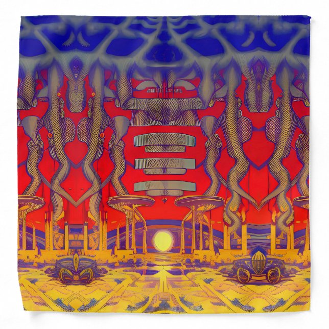 Psychedelic Dreamland Bandana (Front)