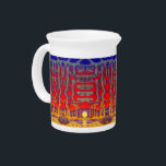 Psychedelic Dreamland Beverage Pitcher<br><div class="desc">Artwork by Brady Arnold</div>