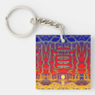 Psychedelic Dreamland Keychain