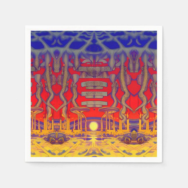 Psychedelic Dreamland Napkins (Front)