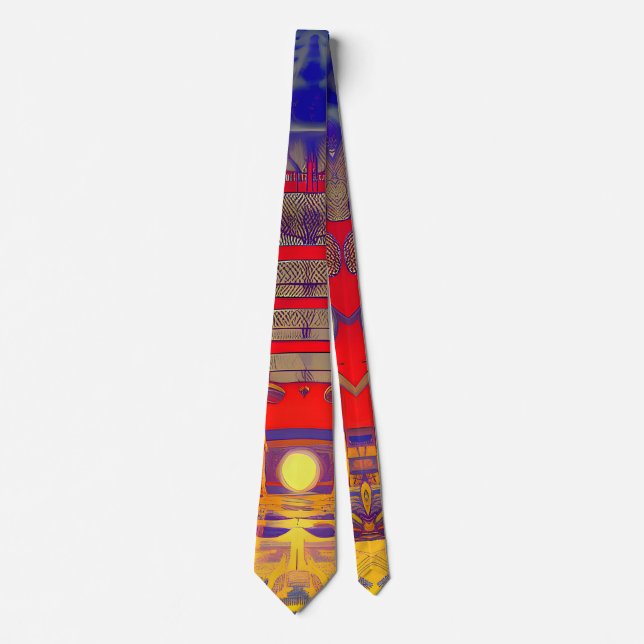Psychedelic Dreamland Neck Tie (Front)