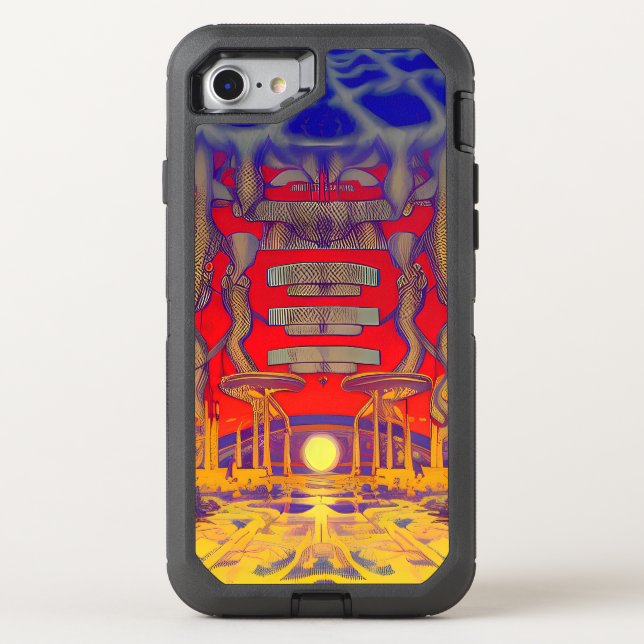 Psychedelic Dreamland Otterbox iPhone Case (Back)