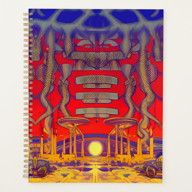 Psychedelic Dreamland Planner (Front)