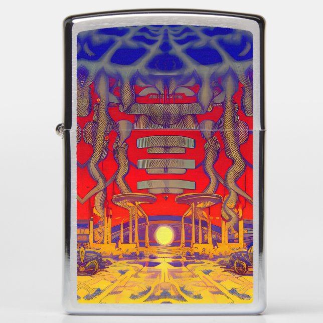 Psychedelic Dreamland Zippo Lighter (Front)