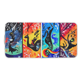 Psychedelic Dreamstate Beer Pong Table