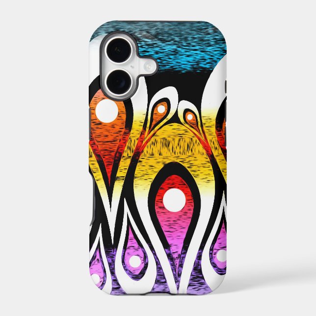 Psychedelic Drops Artistry Iphone Case (Back)