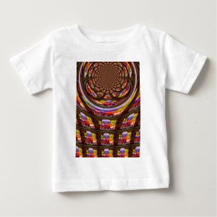 Psychedelic Easter Kaleidoscope Art Print Baby T-Shirt
