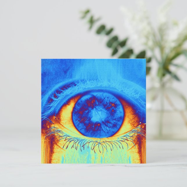 Psychedelic Eye Card (Standing Front)