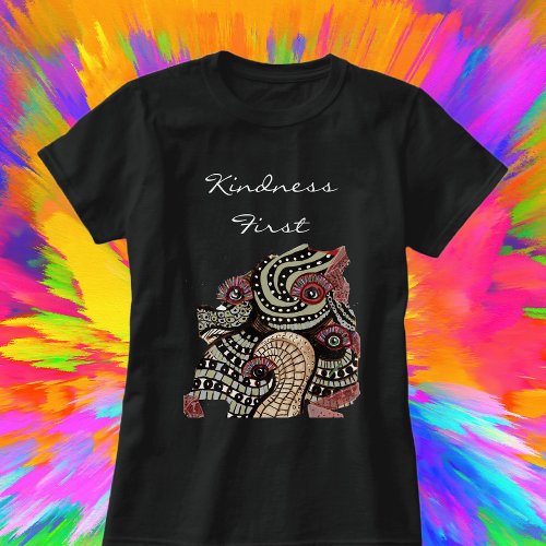 Psychedelic Eye Tentacles Abstract Art T_shirt