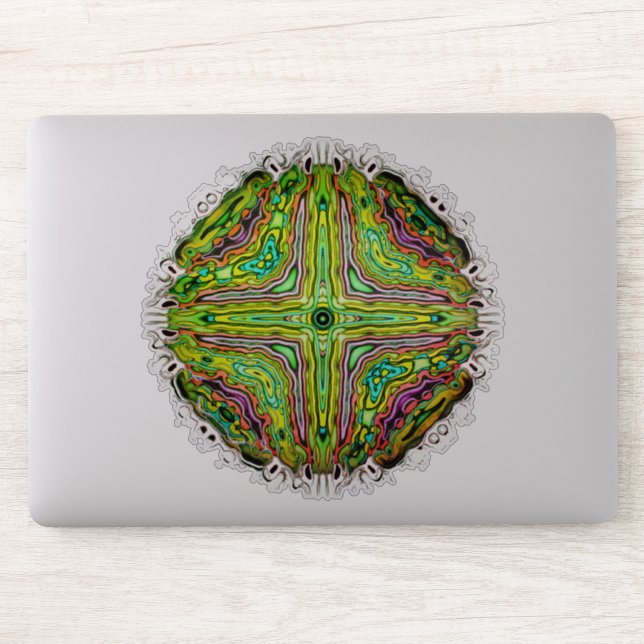 Psychedelic eyelid from a colorful hell v2 sticker (Computer)