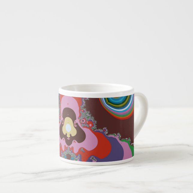 Psychedelic Eyes Espresso Cup (Front Right)