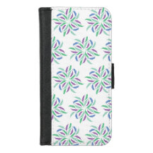 Psychedelic Feathers Wallet Case