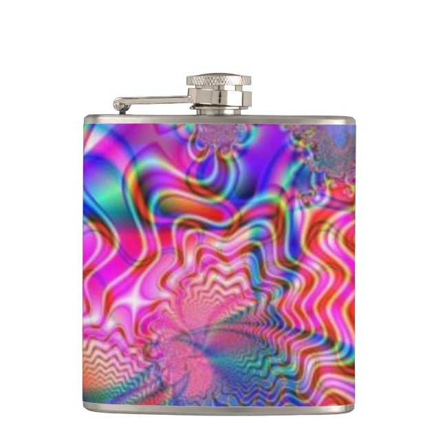 Psychedelic Flask by Groovy Timz - Gifts - Trends (Front)