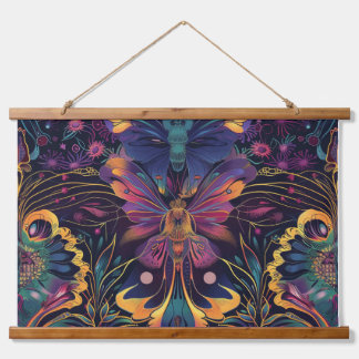Psychedelic Flight Tapestry Botanical