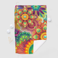 Psychedelic Floral Pattern