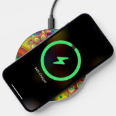 Psychedelic Floral Pattern  Wireless Charger (Phone)