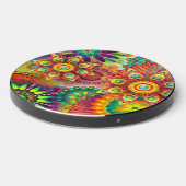 Psychedelic Floral Pattern  Wireless Charger (Front 2)