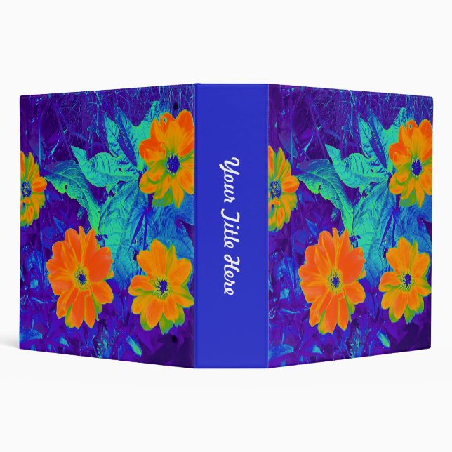 Psychedelic Flower Bed Binder (Background)
