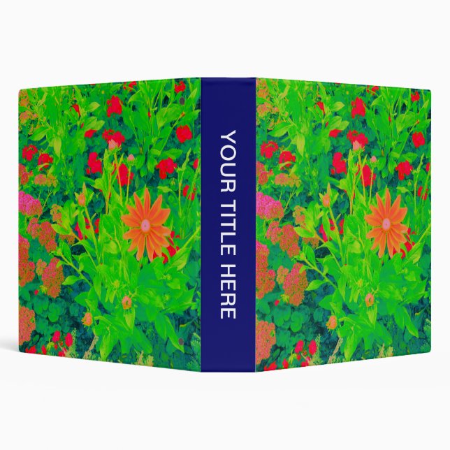 Psychedelic Flower Bed Binder (Background)