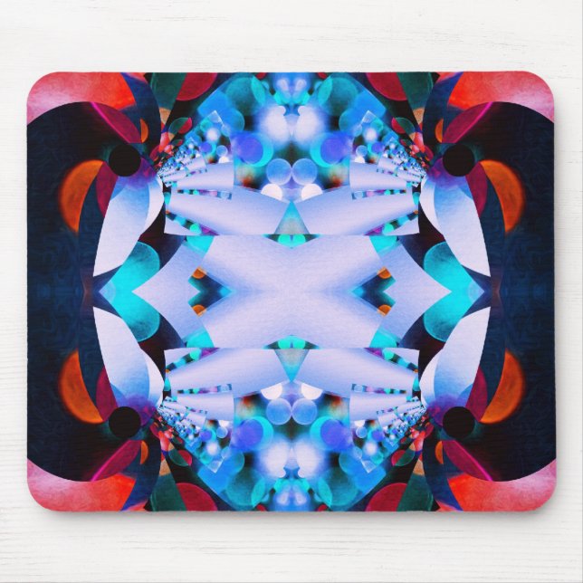 Psychedelic Flower Inner Light Mousepad (Front)