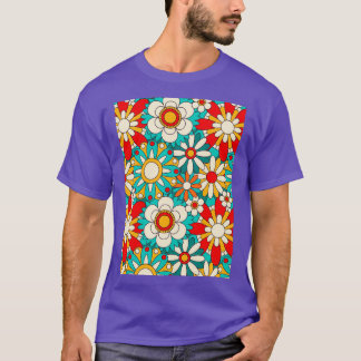 Psychedelic Flower Power 4K T-Shirt