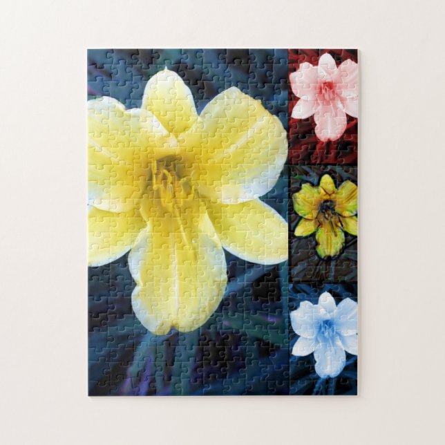 Psychedelic Flower Puzzle (Vertical)