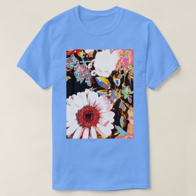 Psychedelic Flowering T-Shirt (Design Front)